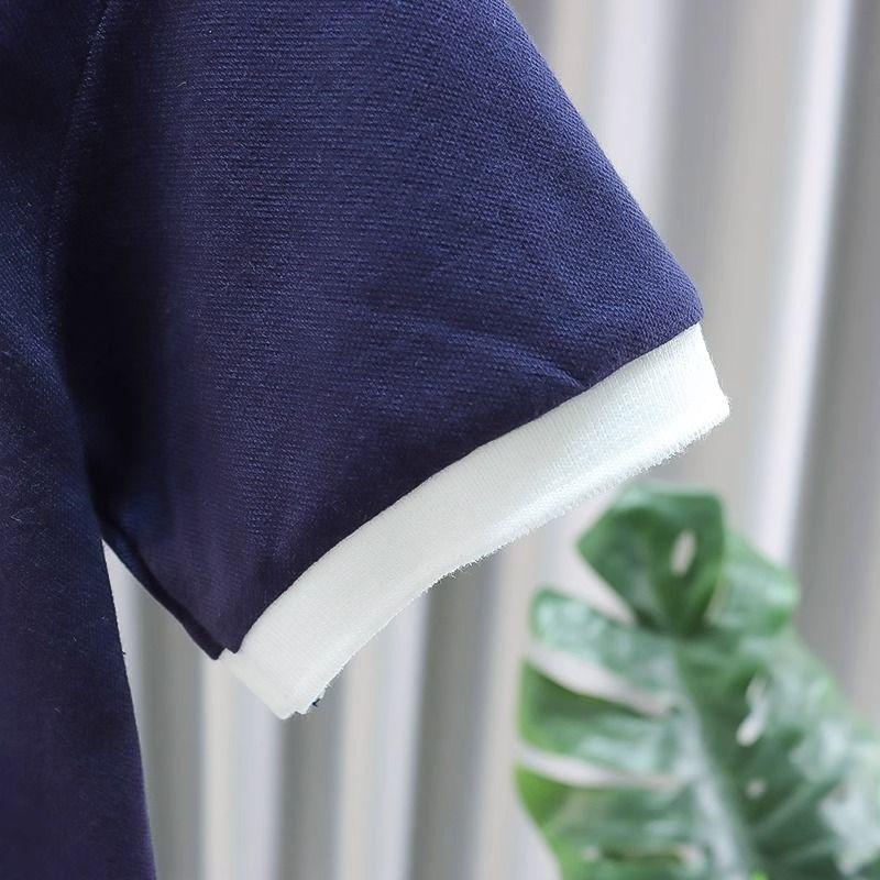 Product Introduction of Áo Polo ngắn Tay Cho Bé Trai, Hàng Mới Về Mùa Hè 2024, Cổ Áo bẻ xuống Thường Ngày Cho Trẻ Em, Áo Thun Mỏng, Cho Trẻ Em Lớn Tuổi, Áo Tay Lửng 13