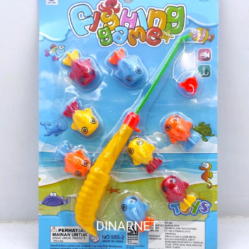 Mainan Pancing Ikan Mancing Mania 8 Pcs Ikan Toys 0