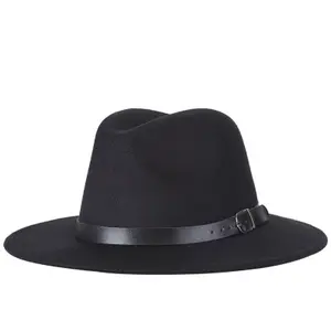 Topi Laken Jazz Vintage topi Fedora koboy koboi murah unisex