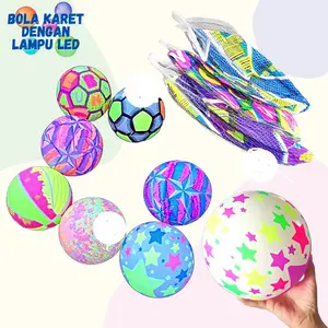 Bola Karet LED/Bola Lampu Kelap Kelip