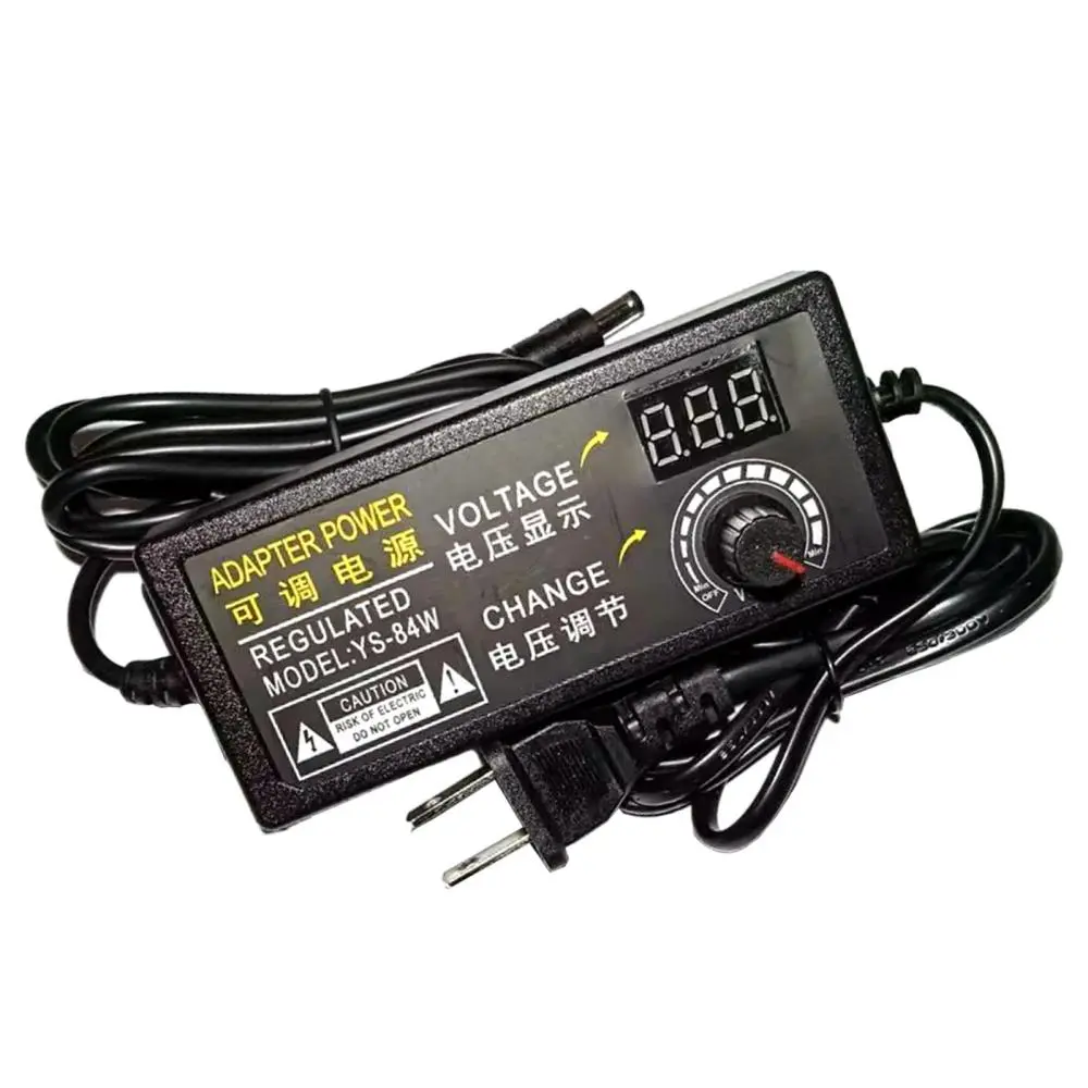 Power Supply Adapter Adjustable 3V~24V for Circuit Power Supply Testing
