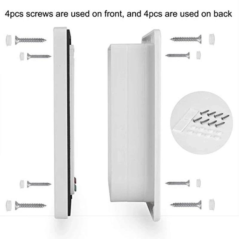 Product Introduction of Weather Proof Cat Door 4 Way Locking for Cat up to 20 lbs for Interior Doors, Cabinet, Garage Doors 4 Sizes Pet Door 12