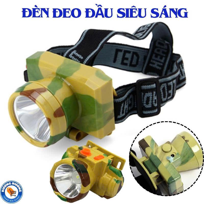 Đèn Di Động Đeo Đầu Sạc Điện - Đèn Soi Ếch Bóng Đèn Led Siêu Sáng Kèm Sạc Đa Năng Tiện Lợi