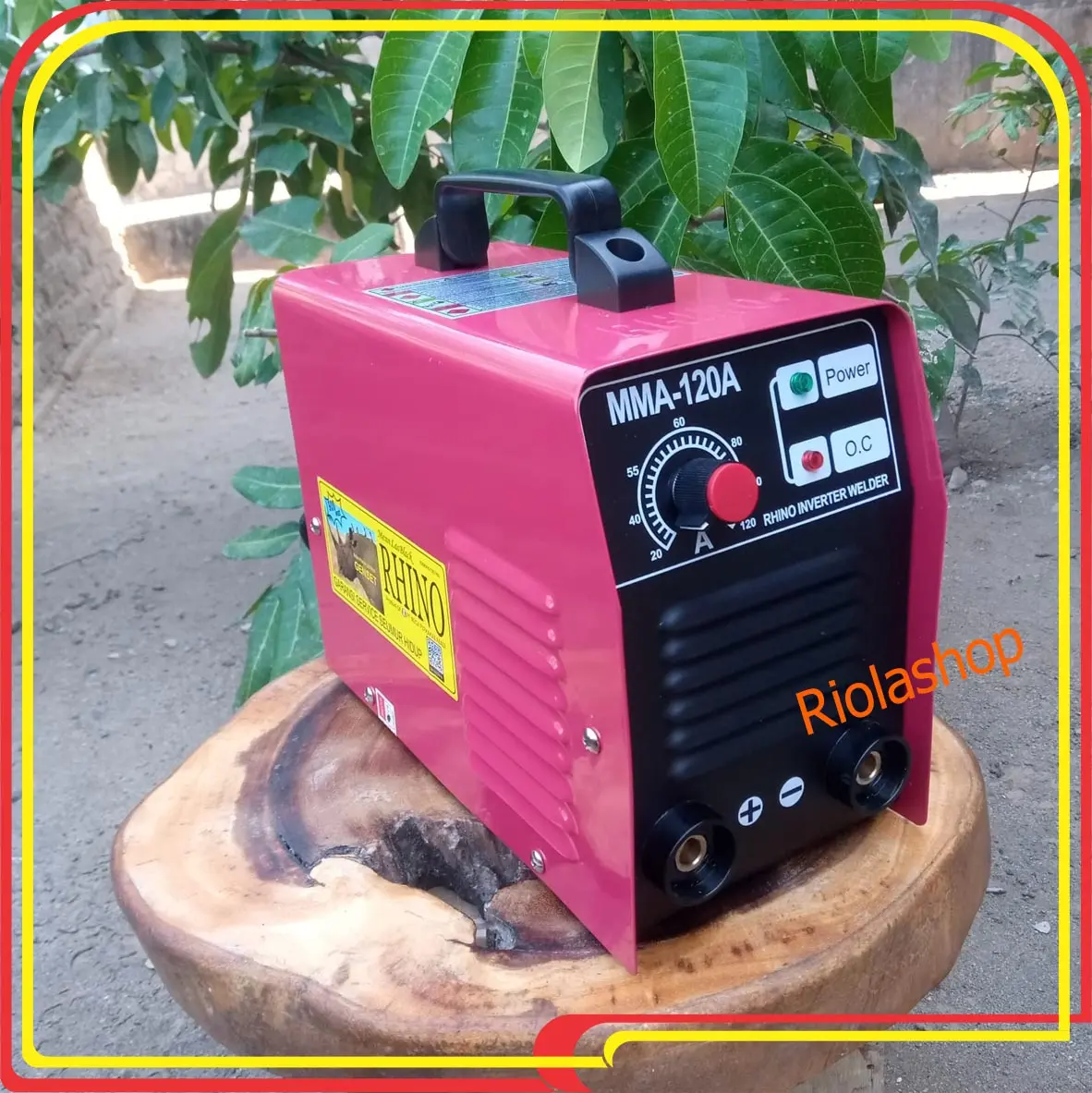 Rhino Merah 120A 900 Watt Mesin Las Rhino Merah Trafo Las Inverter Rhino 120 A