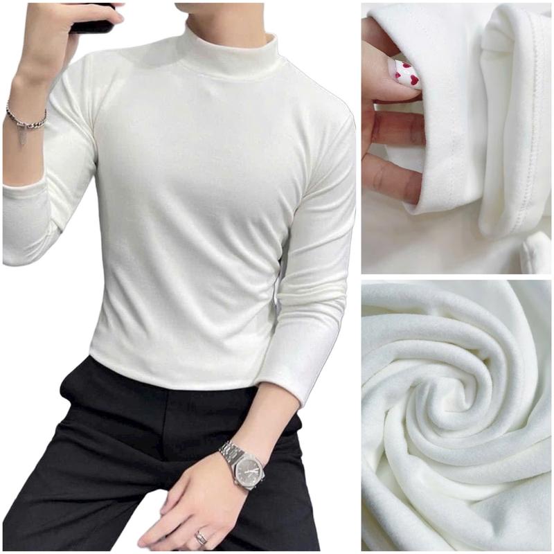 Áo giữ nhiệt lót nỉ zip lông (Vải lông thỏ) cao cấp  - Cổ 4 phân - co giãn - giữ ấm cực tốt Nam Menswear Nhung Quần