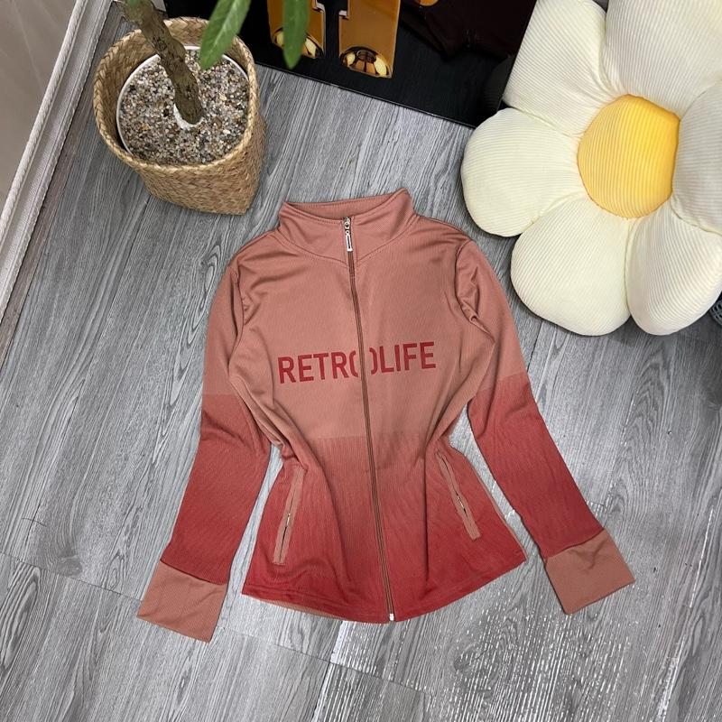 Product Introduction of (40-80kg) ÁO KHOÁC TĂM LOANG CỔ TRỤ Dáng Dài, Chất Thun Tăm Lạnh mỏng, áo khoác 4 túi Nữ Women 19