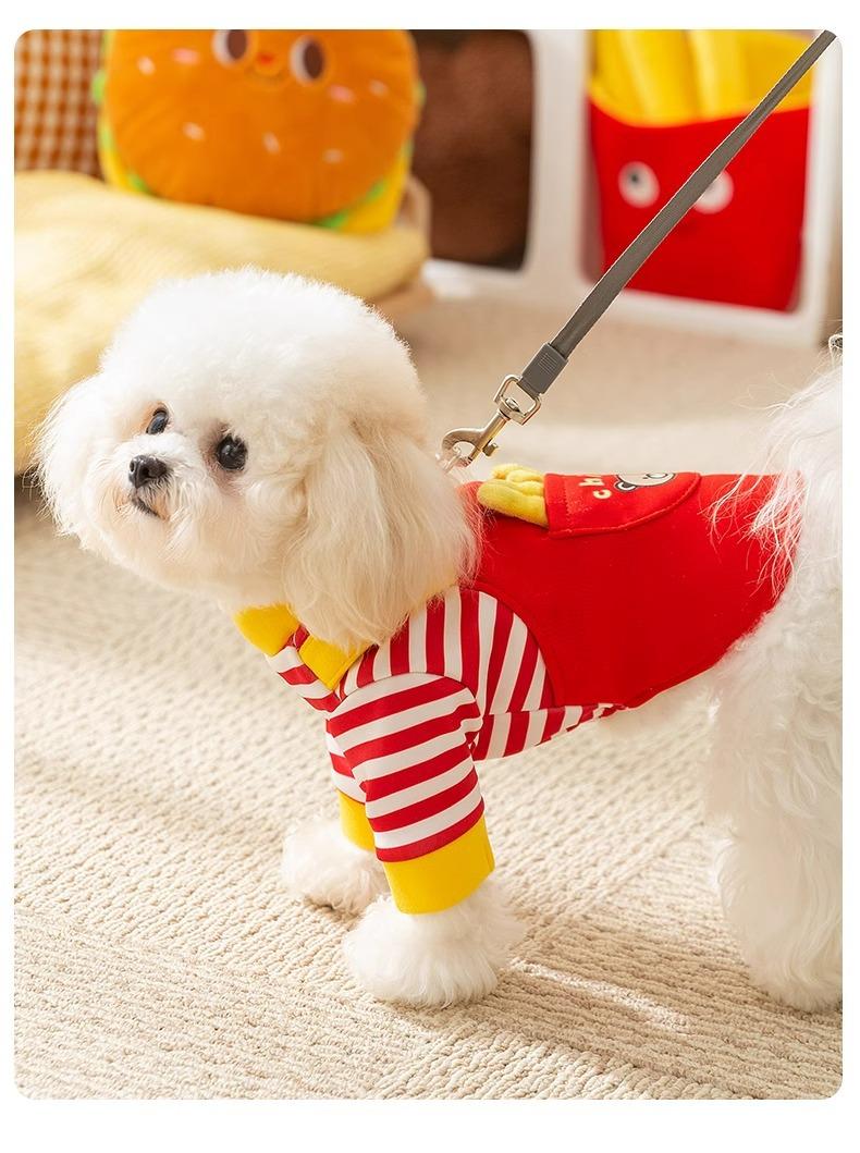 Product Introduction of MKL-เสื้อฮู้ดสุนัข Cute 3D สไตล์ฝรั่งเศส เหมาะสำหรับสุนัขและแมวขนาดเล็กและขนาดกลาง เสื้อผ้าสัตว์เลี้ยง เท็ดดี้ อบอุ่น สบาย มีสไตล์ 21