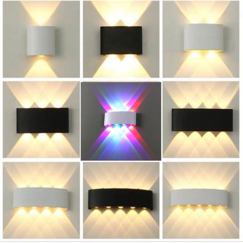 Đèn led hắt tường treo gắn tường trang trí ngoài trời sân vườn