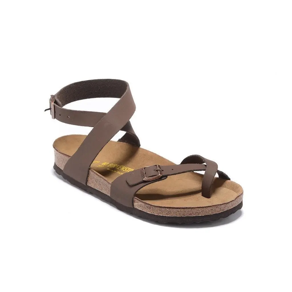 Birkenstocks Fashion Buken Azone Leather Couple Beach Leisure Sports Sneaters Anti-slip Sandals for Men and Women