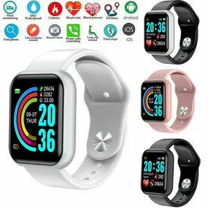 Jam Smartwatch Wanita Y68 Sport Bluetooh