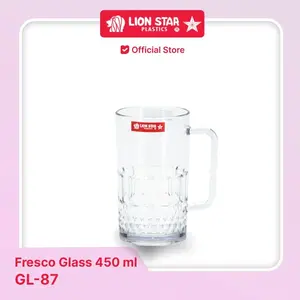 LION STAR Gelas Plastik Fresco Glass 450 ml GL-87
