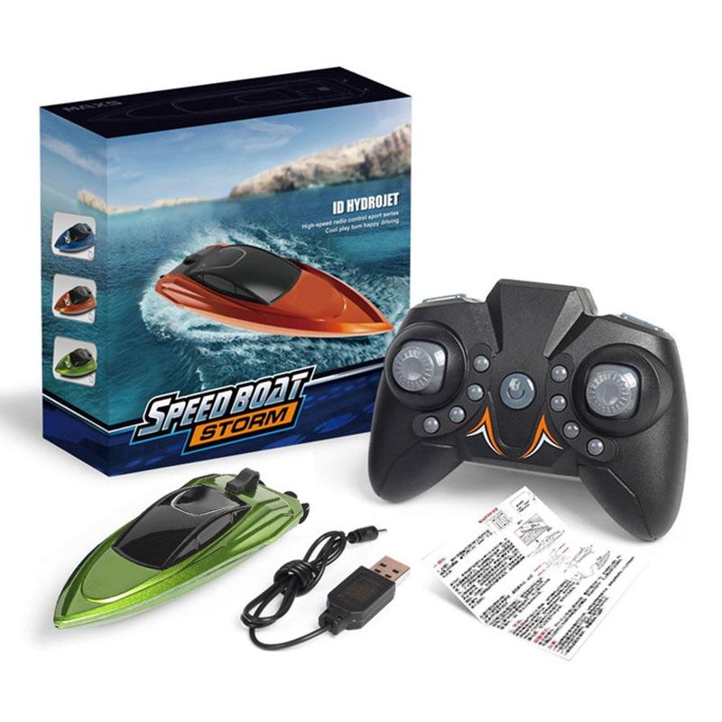 Product Introduction of Remote Control Ship Rc Boat Pool Toy LED Light Waterproof Control High Control Boat Speed Party A8A2 28