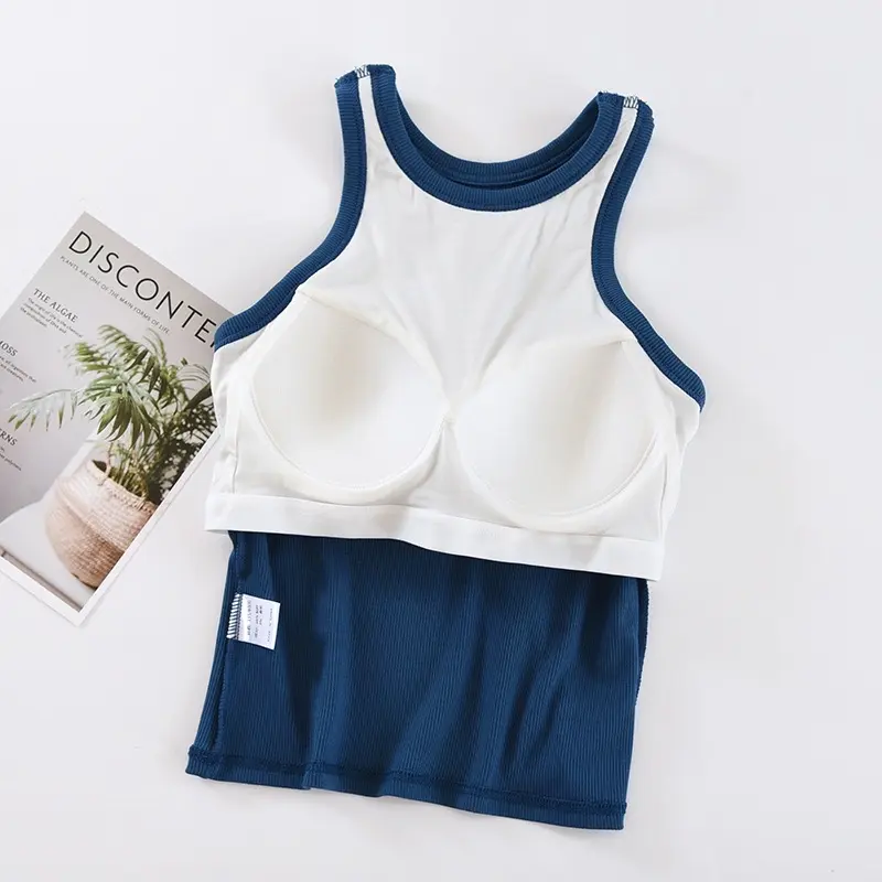 WB11 Áo Ba Lỗ Có Đệm Ngực chất liệu thun tăm QCCC Top Nữ Women Voi 2