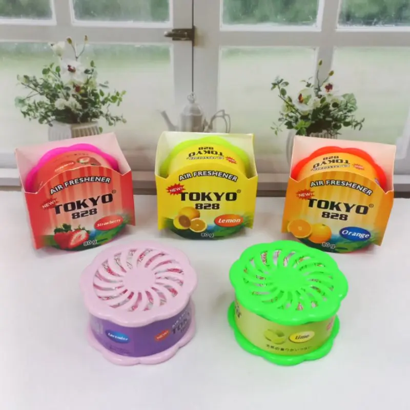 Pengharum Mobil Pewangi Tempel Tokyo 828 Air Freshener 80 gr - Pengharum Berbagai Rasa Tahan Hingga 3 Bulan