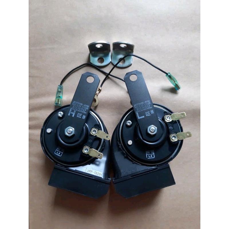 Bộ 2 chiếc còi Denso chính hãng 2 giắc cho xe ô tô 12V - Phụ kiện 1