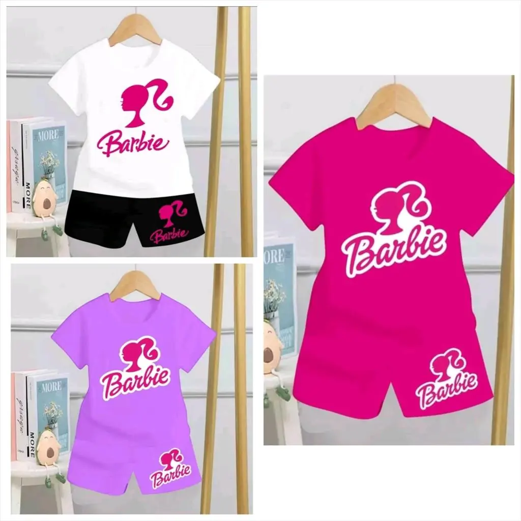 Setelan barbie anak cewek 1-5 tahun