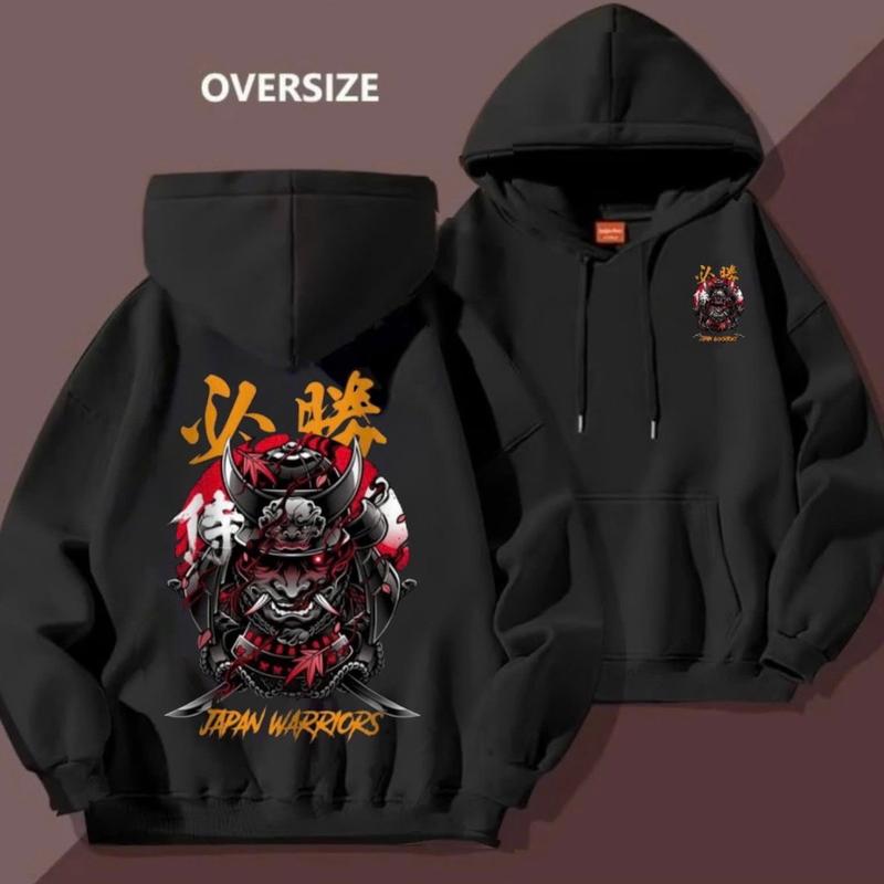 ÁO HOODIE UNISEX NAM NỮ MẶT QUỶ JA.PAN CÓ BIGSIZE TỪ 35kg đến hơn 100kg CHẤT NỈ DÀY MỊN CAO CẤP- ÁO KHOÁC CHUI TAY DÀI FORM RỘNG OVERSIZE Menswear