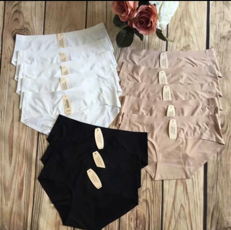 [Combo 5 quần] Quần Lót Nữ Su Trơn Ép Nhiệt Không Viền 5032 - 5033 - 5035,  - Voi, Women 0