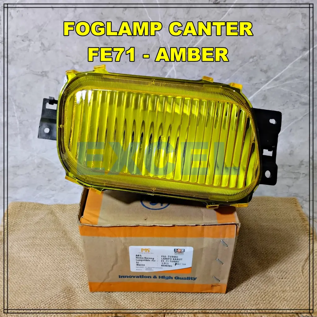 FOGLAMP COLT CANTER PS125 PS110 PS136 FE71 TURBO CLEAR AMBER KUNING LAMPU BUMPER BEMPER KABUT / FOG LAMP - DNY ORIGINAL