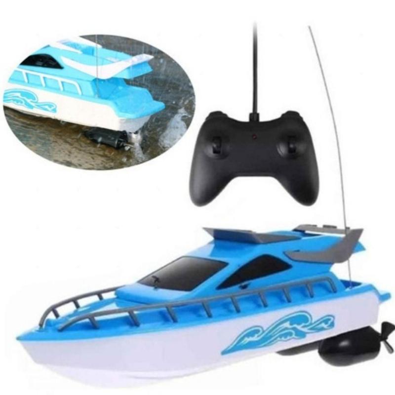 Product Introduction of Kids Toy High Speed Remote Control Speedboat Waterproof Water Play Electronic Boat Plsatic Wireless RC Boat Outdoor Toys 15