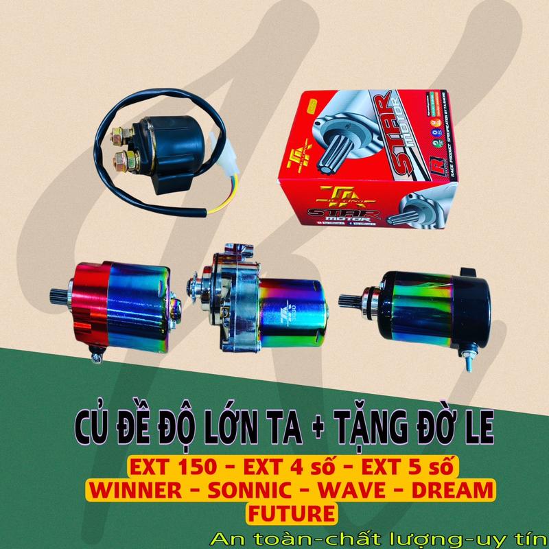 Củ đề độ lớn TA racing cho xe Exciter 135, 150, Winner, Sonic, Fuled, Wave, Dream phụ kiện