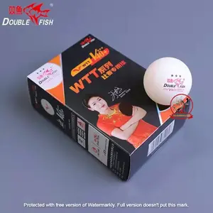 READY Bola Pingpong Tenis Meja DOUBLE FISH V40+ WTT 6Pcs Bola