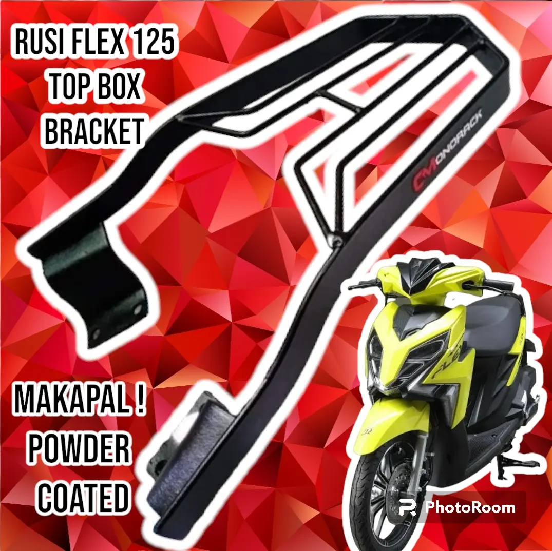 MOTORCYCLE TOP BOX BRACKET FOR RUSI FLEX 125