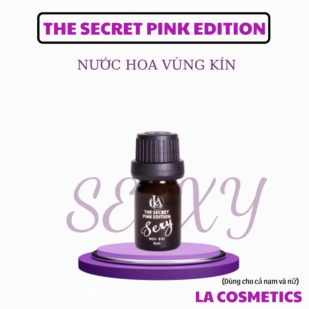 THE SECRET PINK EDITION + nước hoa vùng kín + La Cosmetics