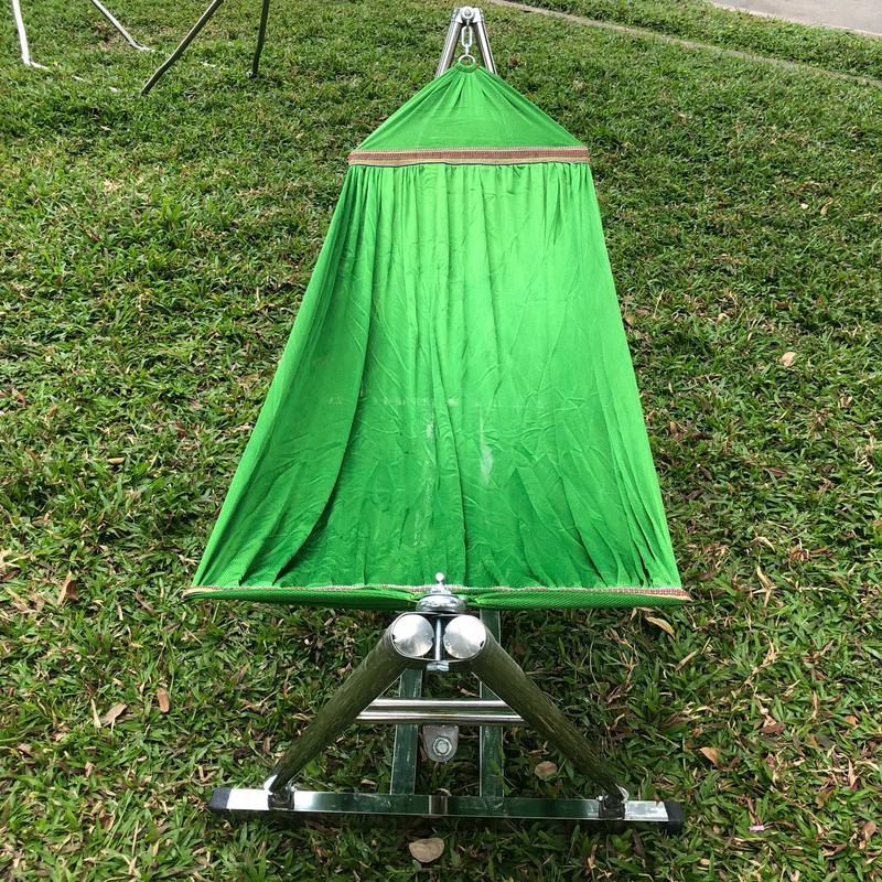  Bộ Khung Võng xếp vuông inox cao cấp cỡ lớn  tặng kèm lưới võng Nam 