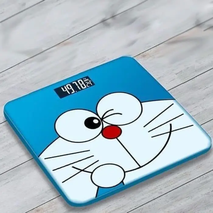 BAYAR SAAT SAMPAI TIMBANGAN DORAEMON MAX BEBAN 180KG GRATIS BATERAI 2