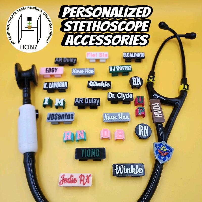 Personalised Stethoscope Label / Sphygmomanometer Label - Customizable ...
