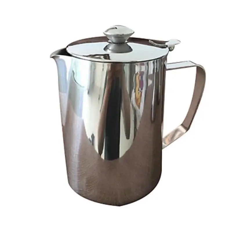 Ca đánh sữa inox có nắp và không nắp dung tích 2L, 1.5L, 1L