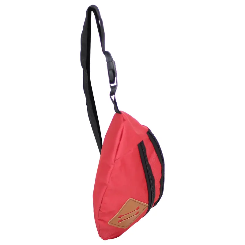 Tas Selempang Pria Kekinian Simple Waistbag Distro Merah Bagus Murah Pinggang 3