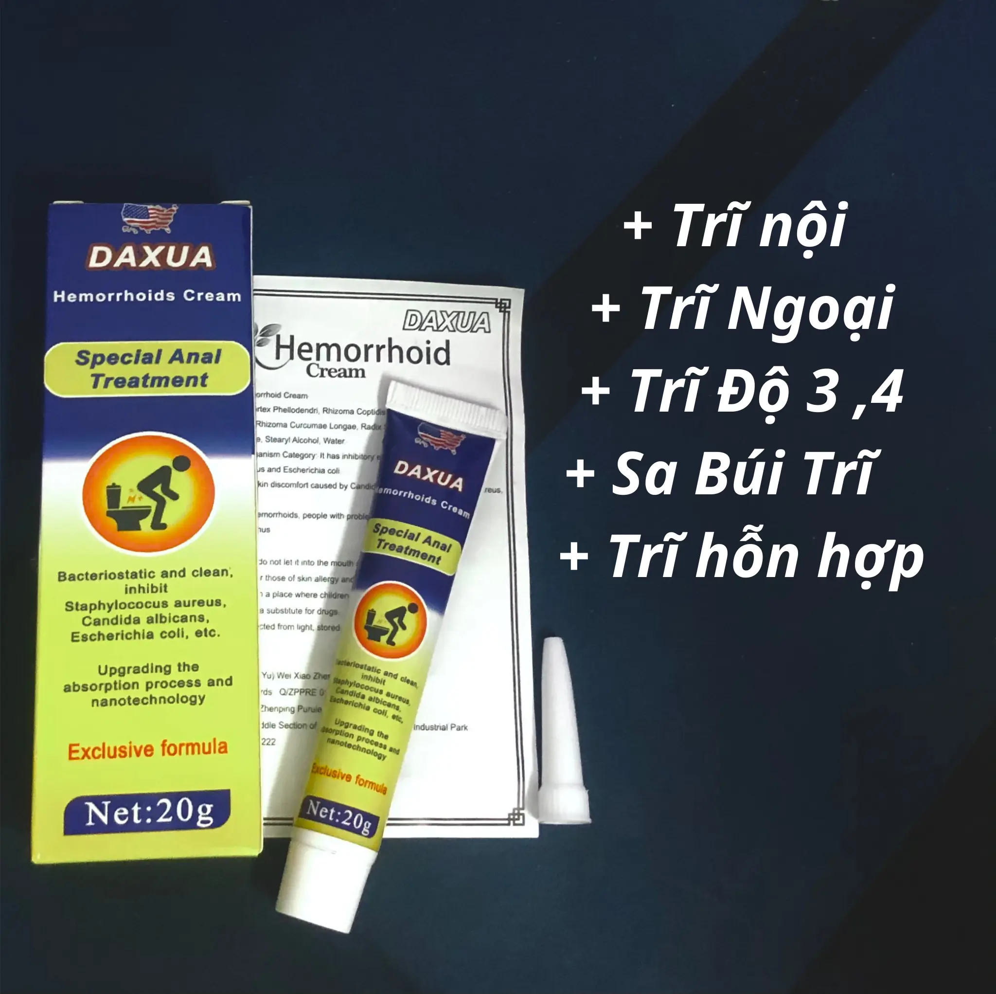 Tuýp Gel bôi Tri DAXUA - hàng nhập Mỹ miễn phí Ship