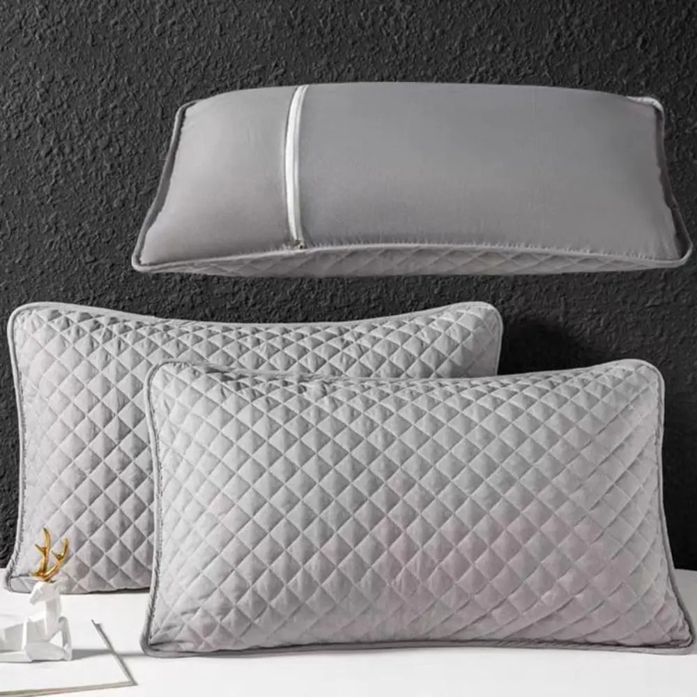 Comfortable Cotton Pillow Cover Isolation layer Head oil Pillow core protection Waterproof Anti Mite Pillowcase household