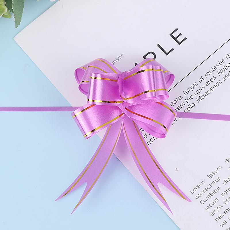 Product Introduction of 20 Pcs Ribbon Pull Bows Gift Knot Ribbon Wedding Gift Decoration Gift Wrapping Bows Packing Car Decor 37