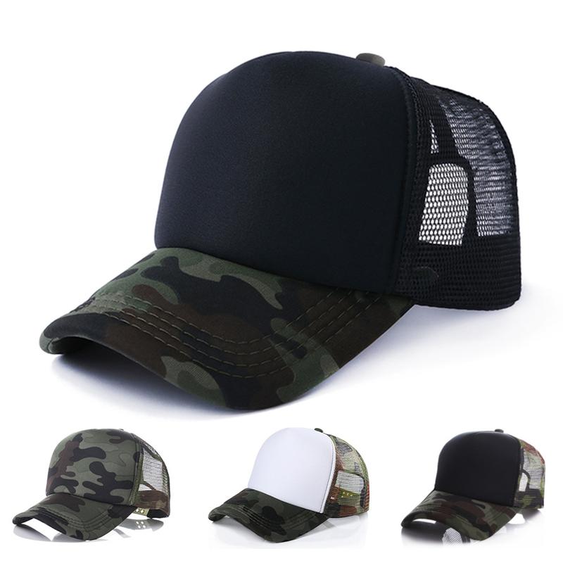 Mũ Bóng Chày Unisex Rằn Ri Mũ lưỡi Trai Mặt Thường Ngày Mũ Mùa Hè Có Thể Điều Chỉnh Mũ Snapback Cho Nam Nữ Mũ Trucker Hip Hop Mũ Bố Mũ Bóng Chày Nam BREEZES