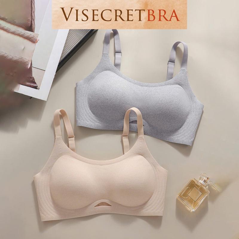 VN250389 -- Áo Lót Áo Bra Nữ Su Nâng Vòng 1 Chất Su Mỏng Không Gọng Có Mút Đệm Gom Quả Chống Xệ Hạn Chế Mỡ Lưng