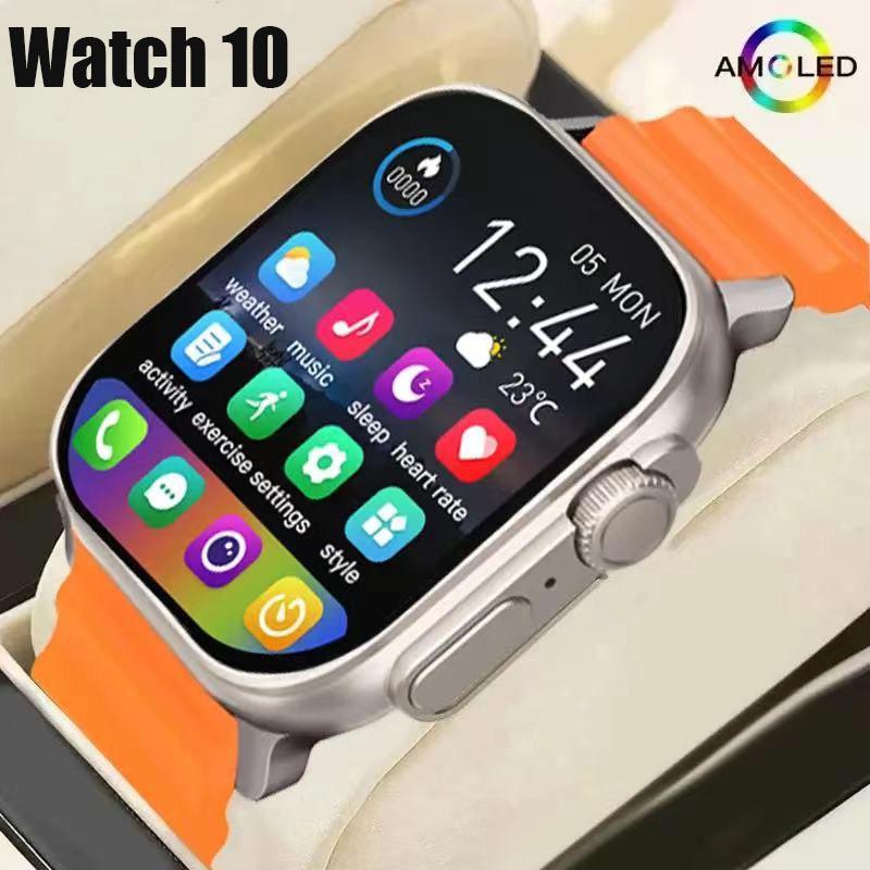 2025 Đồng hồ thông minh IWO Ultra 10 Gen 2 mới nhất cho nam 49mm màn hình HD 2.2 inch GPS NFC chống nước đồng hồ thể thao PK HW8