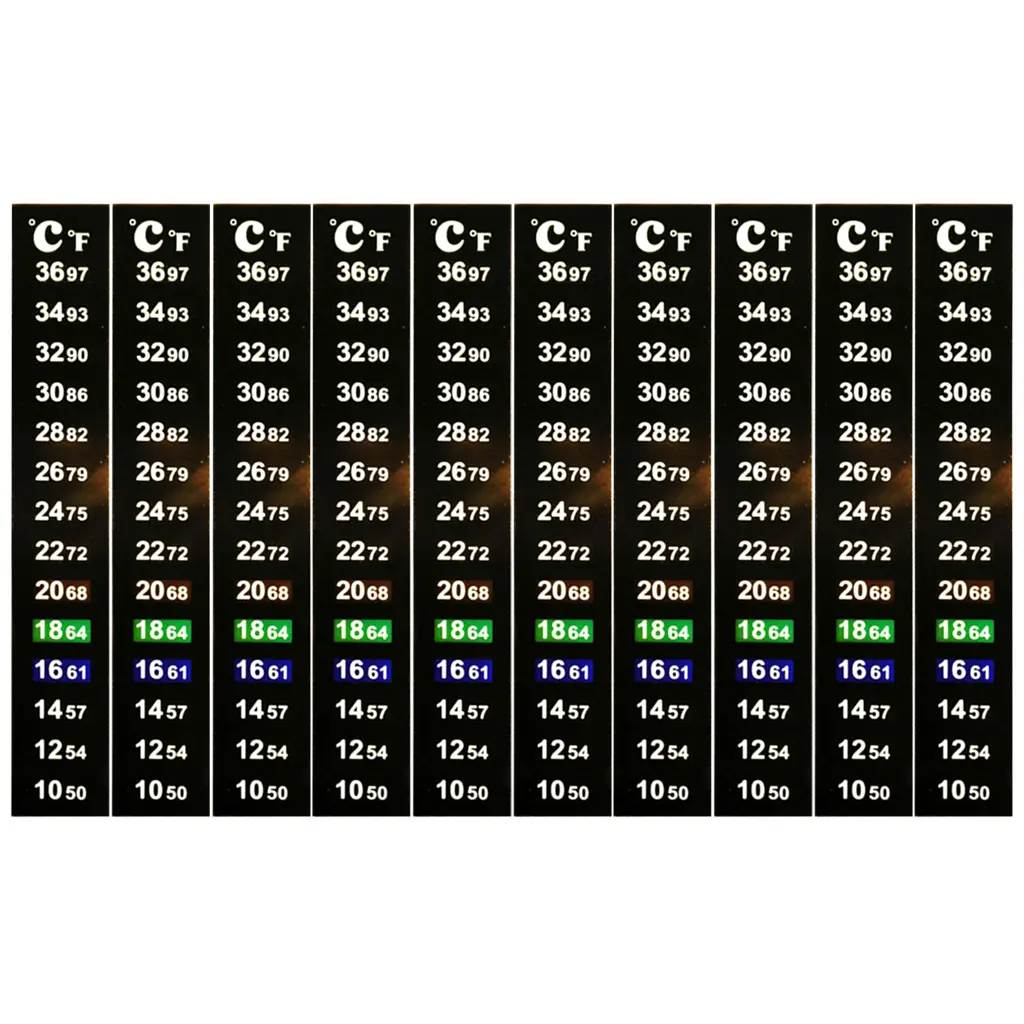 Aquarium Thermometer Sticker Fish for Tank Temperature Strip Brewing Thermometer