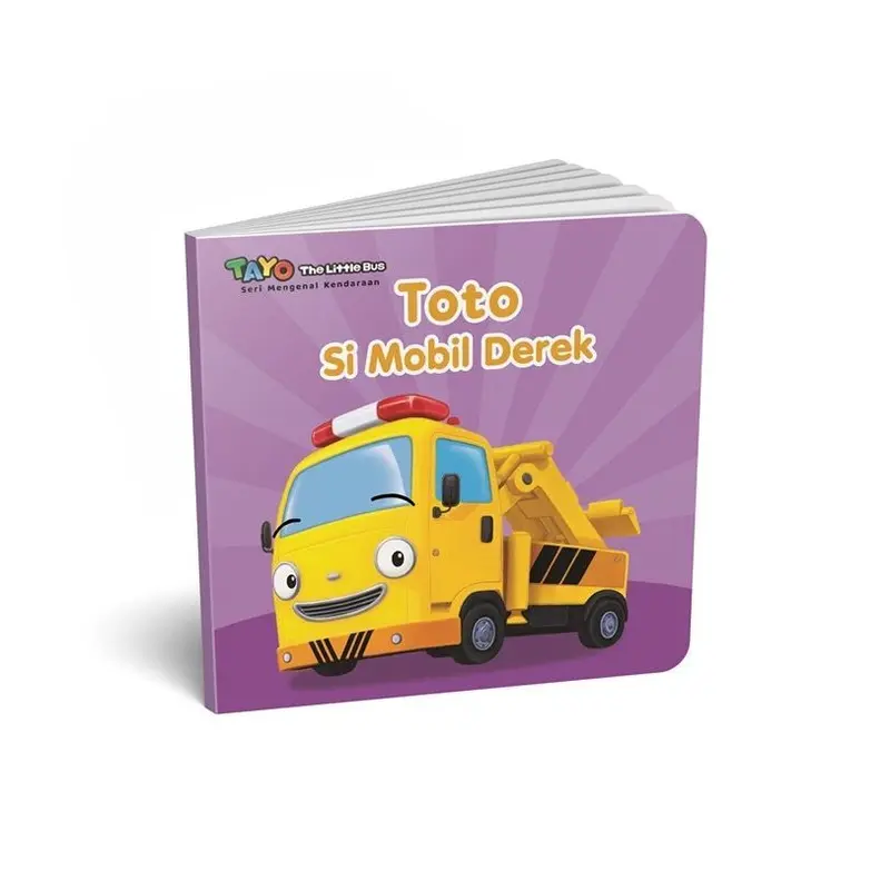 [Ready Stock] Boardbook Tayo Seri Mengenal Kendaraan: Tayo si Bus Kecil / Frank si Pemadam Kebakaran / Toto si Mobil Derek / Alice si Ambulans / Pat si Mobil Polisi / Buku Anak Mizan 4