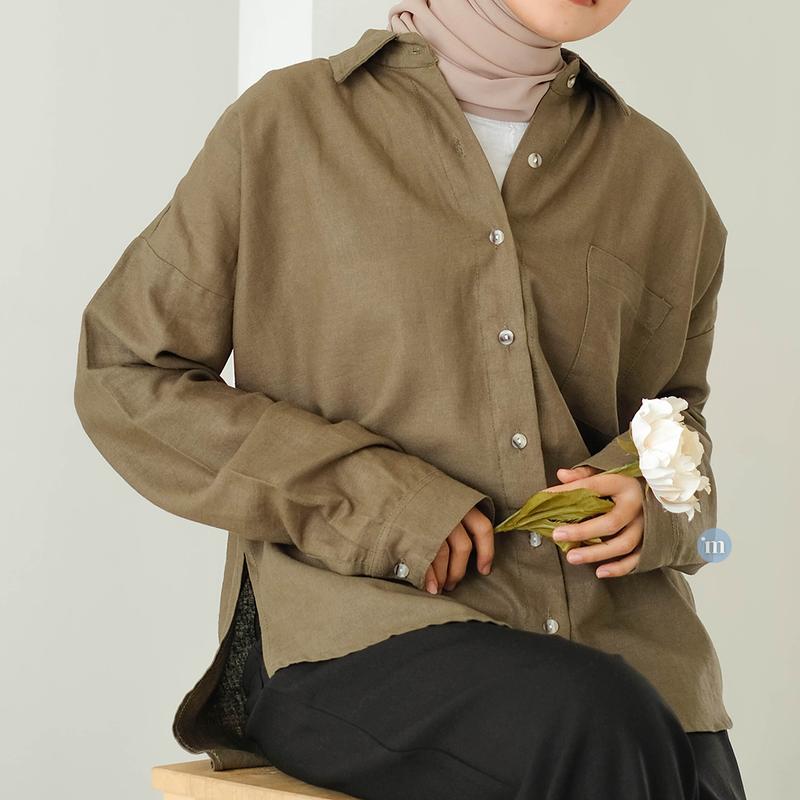 FUJI Linen Shirt | Kemeja Linen MARU 4