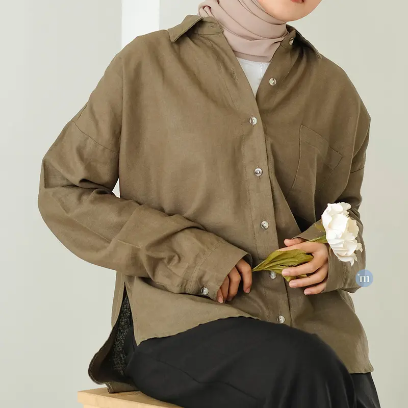 FUJI Linen Shirt | Kemeja Linen MARU 4