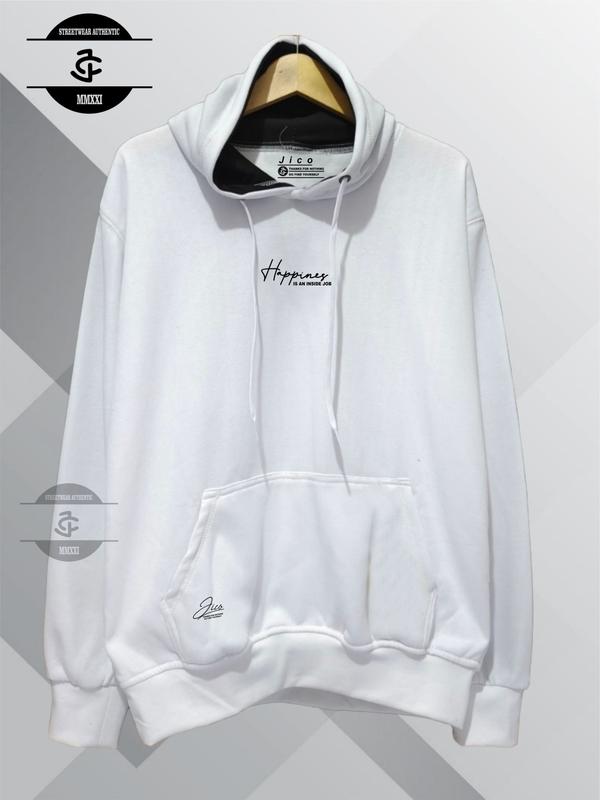 Hoodie Premium Pria Wanita Brand Lokal KOta Bandung LIst Happiness 3