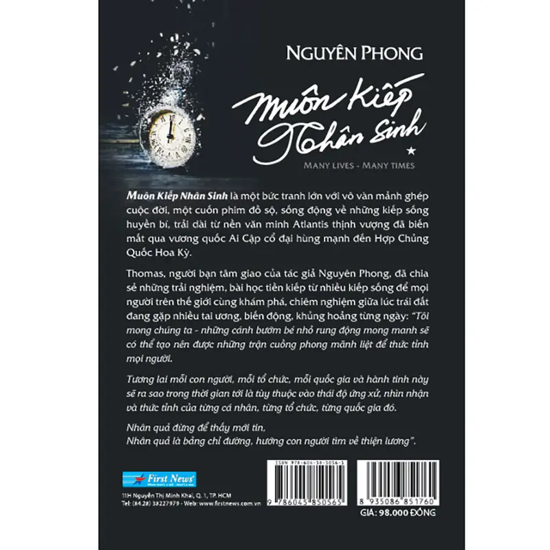 Sách - Muôn Kiếp Nhân Sinh 1 ( Khổ Nhỏ ) (FN) 2