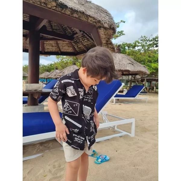 Product Introduction of kemeja motif anak tanggung / kemeja rayon anak laki-laki / baju motif / kemeja pantai / kemeja motif viral Fashion 2