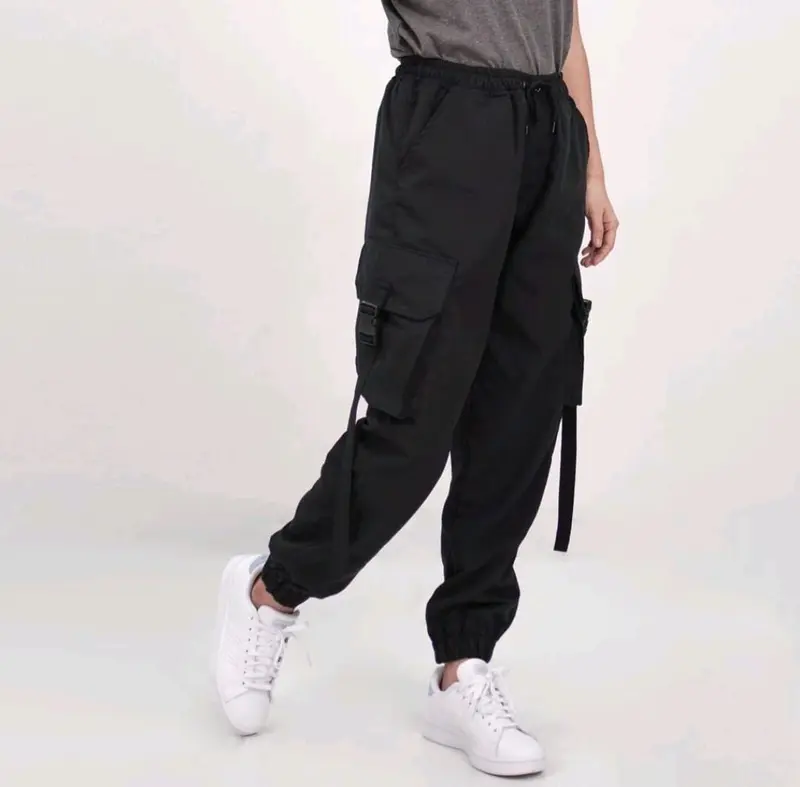 CELANA CARGO JOGGER WANITA BAHAN MELAR M-5L JUMBO 6