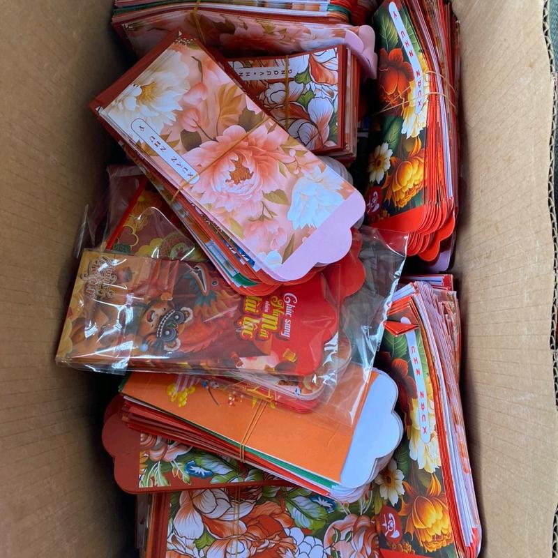 Combo 20 bao lì xì Truyền Thống nhiều mẫu  in 3D sắc nét