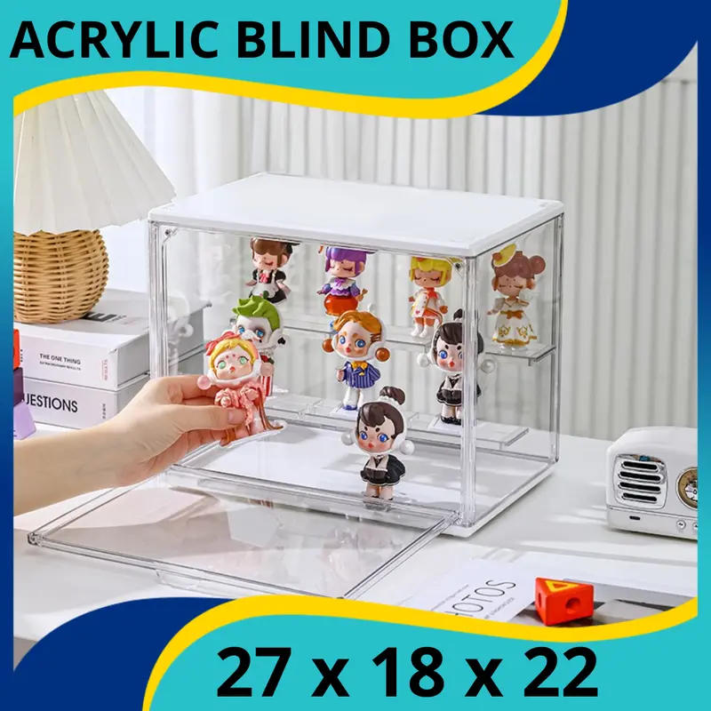 Crystal Action Figure Box Display Box Full Acrylic Pop Mart Blind Box 4