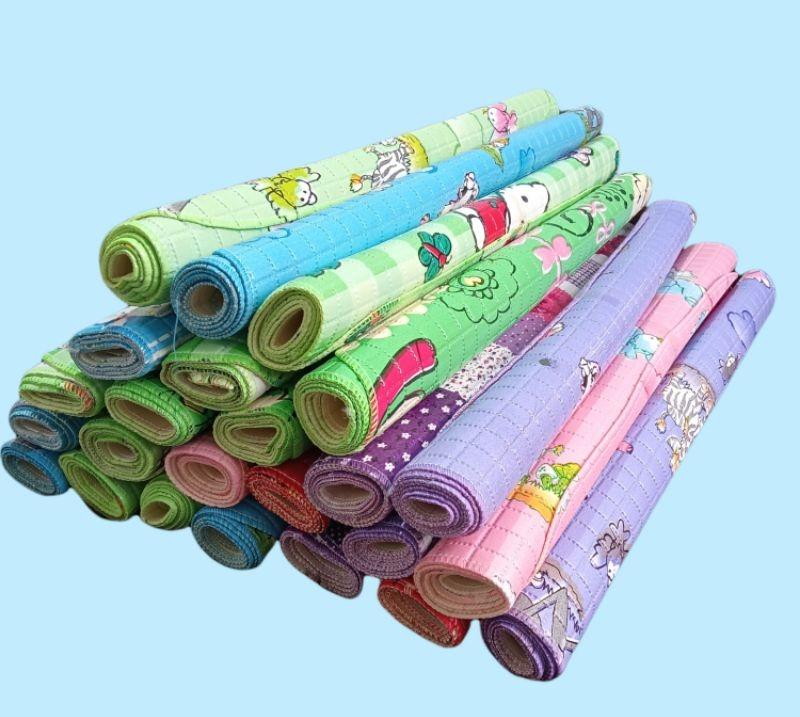 Perlak Bayi 45X54, 58X68 Anti Bocor/ Alas Ompol Bayi Ukuran 54*45 Waterproof Full Print/ Karpet Bayi Waterproof Anti Bocor/ Alas Tidur Bayi Jumbo/ Perlengkapan Bayi Newborn 0